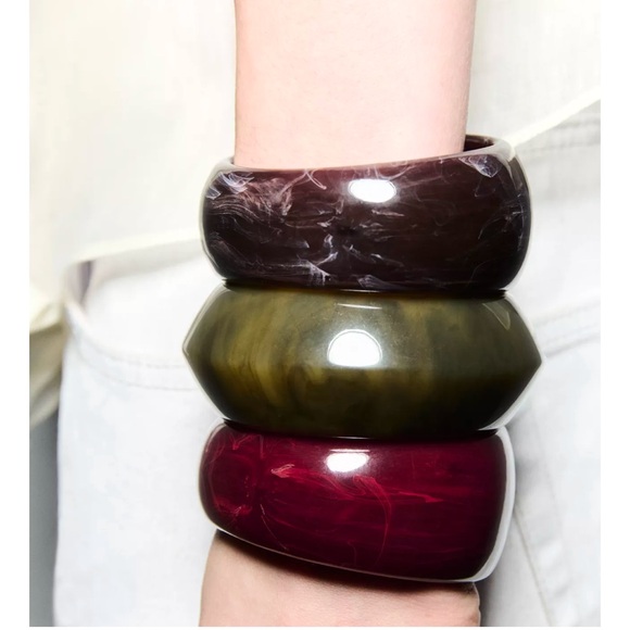 ZARA 3 PACK OF RESIN BRACELETS - Picture 3 of 4